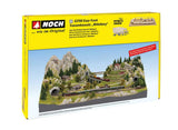 Martinstadt Layout Kit for European Sectional Track -- Wood Subroadbed w/Risers Only 43-5/16 x 25-3/16 x 3-15/16" 110 x 64 x 10cm-4