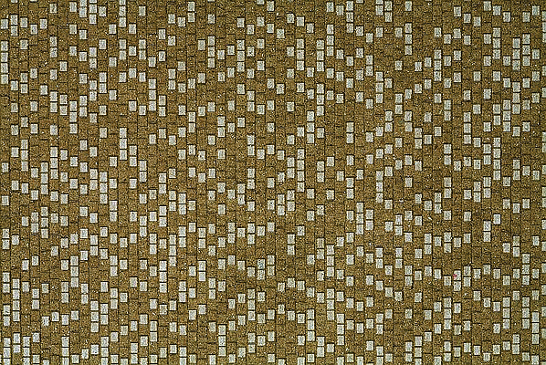 Laser-Cut Textured Pavement/Flooring Sheet w/Extra Border -- Cobblestone (brown) 7-11/16 x 4-5/16 x 1/32"  20 x 11 x .05cm