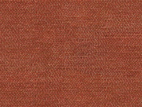 3-D Printed Cardstock Texture Sheet -- Red Brick 9-13/16 x 4-15/16"  25 x 12.5cm
