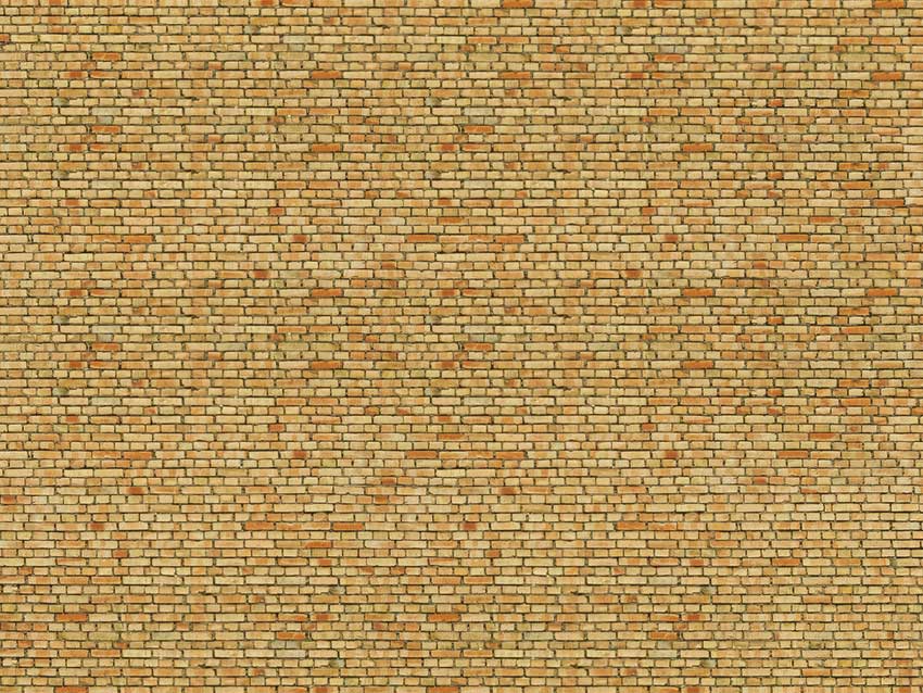 3-D Printed Cardstock Texture Sheet -- Cream Brick 9-13/16 x 4-15/16"  25 x 12.5cm