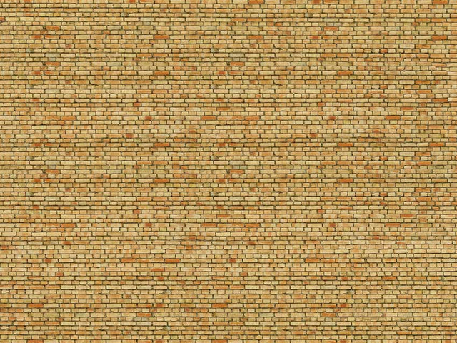 3-D Printed Cardstock Texture Sheet -- Cream Brick 9-13/16 x 4-15/16"  25 x 12.5cm