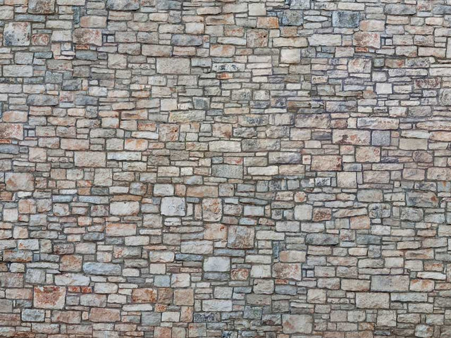3-D Printed Cardstock Texture Sheet -- Cut Stone 9-13/16 x 4-15/16"  25 x 12.5cm