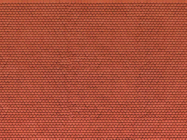 3-D Printed Cardstock Texture Sheet -- Beavertail Tile 9-13/16 x 4-15/16"  25 x 12.5cm