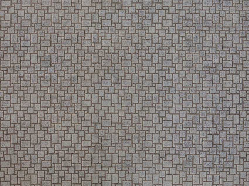 3-D Printed Cardstock Texture Sheet -- Modern Stone Paving 9-13/16 x 4-15/16"  25 x 12.5cm