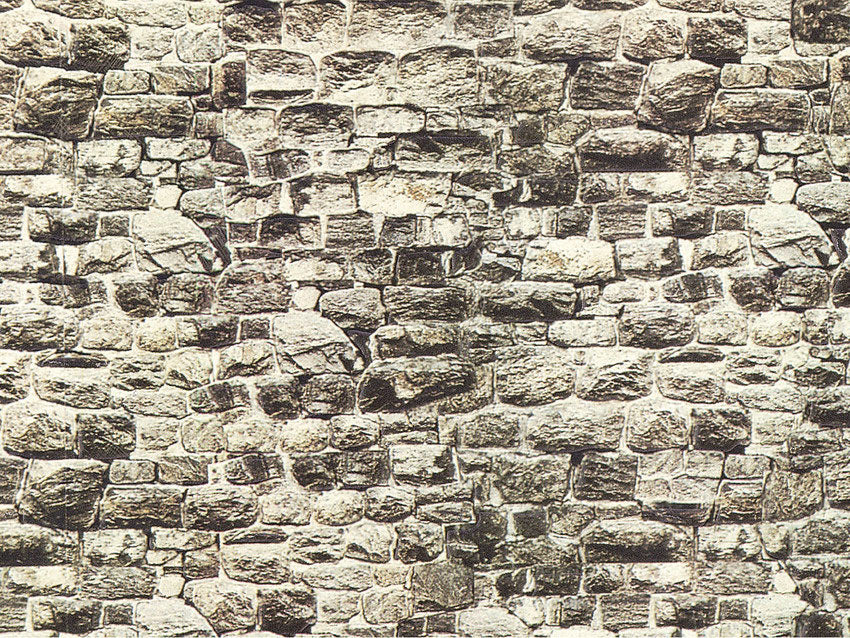 Building Material Cardboard Sheet -- Granite Block 25-3/16 x 5-7/8"  64 x 15cm
