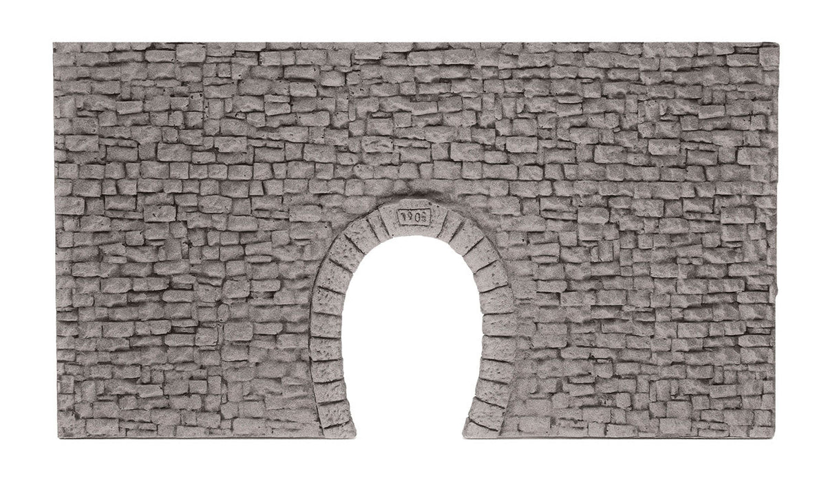 Single-Track Quarrystone Tunnel Portal -- For Narrow Gauge Railroads 9-1/16 x 5"  23 x 12.7cm