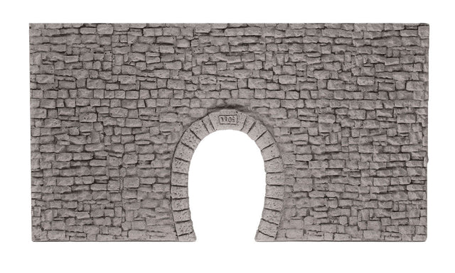 Single-Track Quarrystone Tunnel Portal -- For Narrow Gauge Railroads 9-1/16 x 5"  23 x 12.7cm