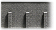 Profi-Plus Scenic Components -- Retaining Wall (gray brick) 13-3/16 x 4-59/64"  33.5 x 12.5cm
