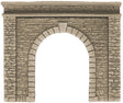 Natural-Stone Tunnel Portal -- Single-Track 5-11/16 x 4-15/16"  14.5 x 12.5cm-1