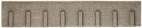 Natural-Stone Retaining Wall with Buttresses -- Extra Long - 26-1/8 x 4-7/8"  66.4 x 12.3cm