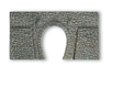 Tunnel Portal - -- Broken Stone (gray) Single Track 23.5 x 13cm