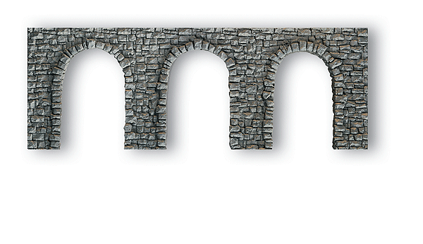 Quarry Stone Arcade Wall -- 10-3/4 x 5-1/4"  27 x 13cm