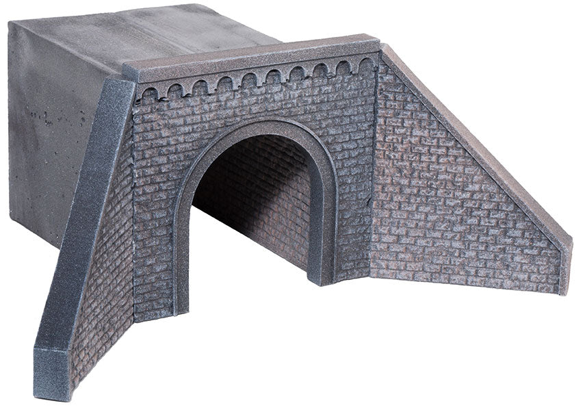 Cut-Stone Foam Underpass w/Wing Walls - 1-Sided -- 7-1/16 x 4-5/16 x 3-1/8"  18 x 11 x 8cm (Need 2 Kits for 2-Sided Undepass)-2