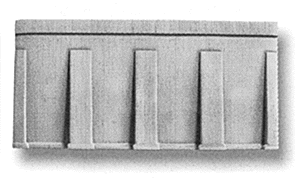 Retaining Wall -- 23.5 x 11.5cm