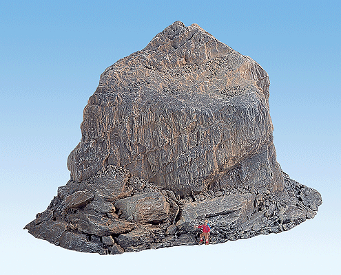 Hard Foam Rock -- Widderstein; 7-1/2 x 5-7/8 x 8-1/4"   19 x 15 x 21cm