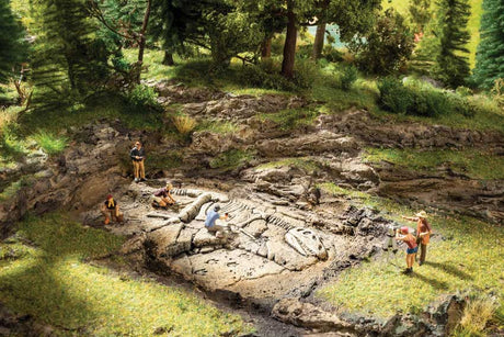 T-Rex Excavation Scene -- Hard-Foam Casting - 5-5/16 x 2-11/16 x 5/8" 13.5 x 6.8 x 1.6cm-1