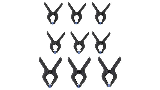 Nylon Clamp Set -- 9 Pieces