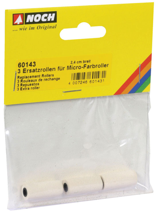 Replacement Rollers for Micro Paint Roller (3)