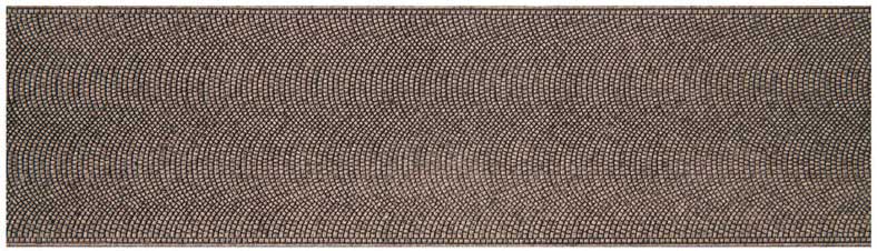 Flexible Cobblestone 2-Lane Road -- Roman Pattern 19-11/16 x 2-15/16"  50 x 7.5cm
