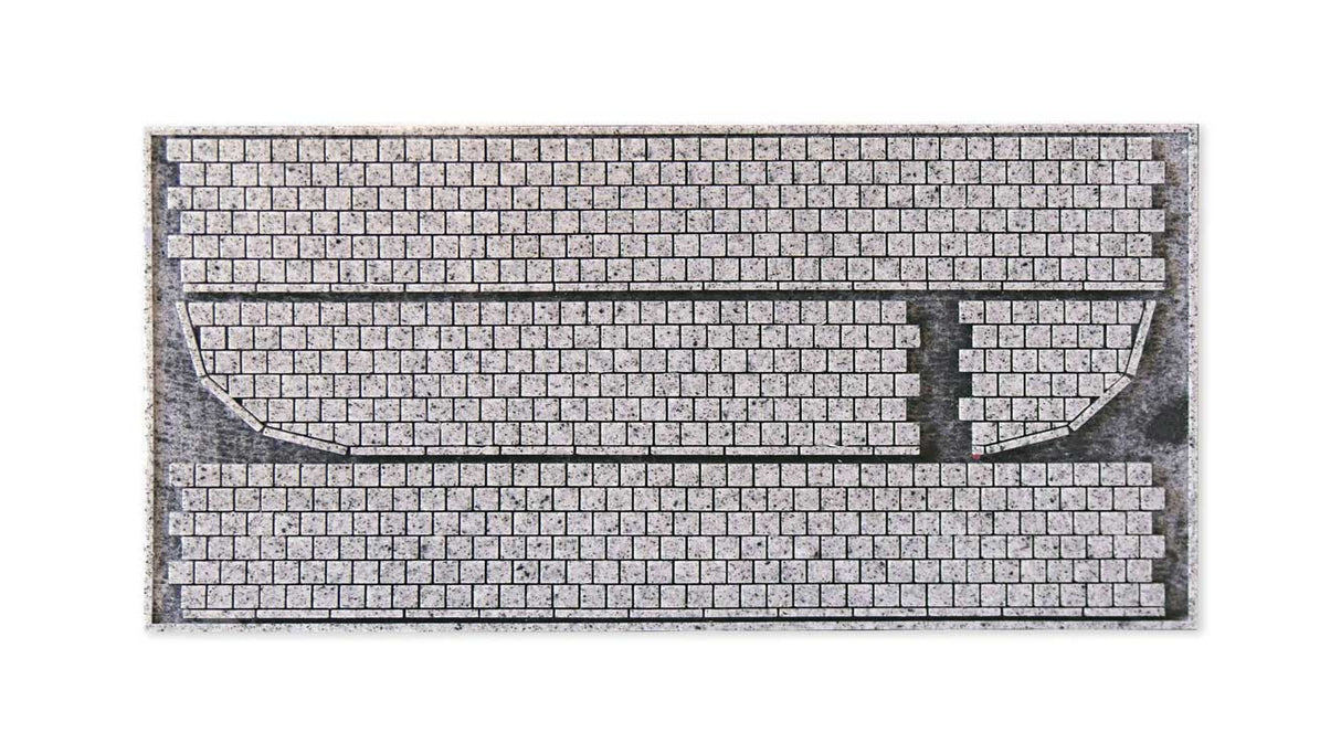 Cobblestone Pavement -- Cut to Fit - 7.5 x 50cm Total-2