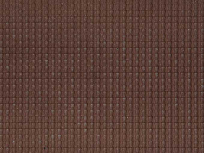 Structured Flexible 3-D Texture Sheet -- Dark Red Pantile 11 x 3-15/16"  28 x 10cm