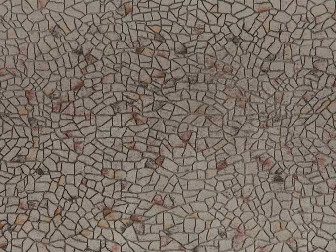 Structured Flexible 3-D Texture Sheet -- Stone Slab Pavement 11 x 3-15/16"  28 x 10cm