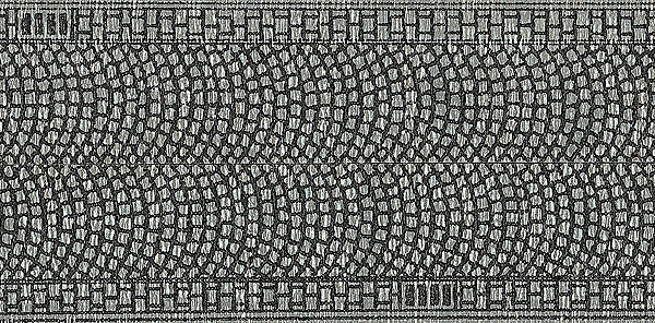 Flexible Roadway -- Cobblestone 39 x 2"  1m x 50mm pkg(2)
