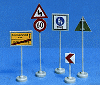 Transfers Street Markings -- 8 x 4"  20.5 x 10cm