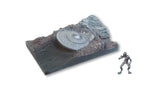 UFO Crash Scene w/Alien -- Hard-Foam & 3D Print Kit - 22.5 x 15 x 6.5 cm-2