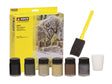 Natural Scenery Color Set -- 6 Colors, Foam Brush, Mixing Cup