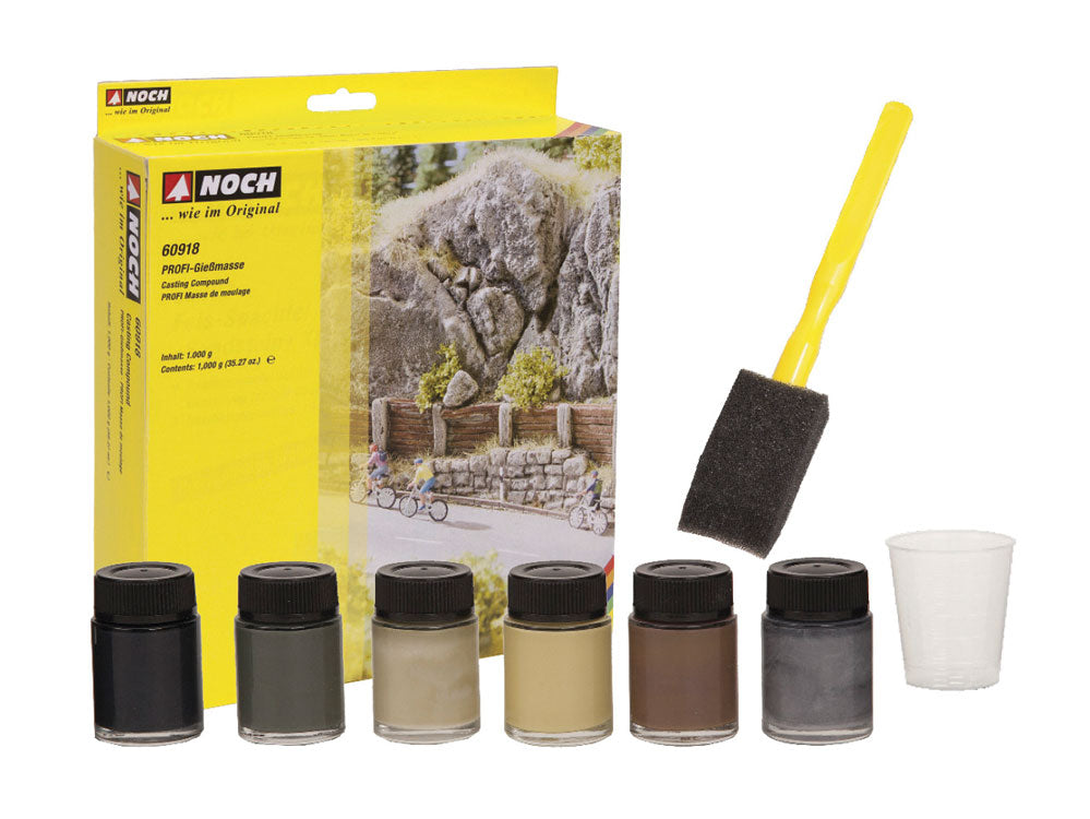 Natural Scenery Color Set -- 6 Colors, Foam Brush, Mixing Cup