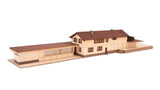 Bergun Train Station -- Laser-Cut Kit - 13-1/4 x 2-3/4 x 1-15/16"  33.7 x 7 x 5cm-2