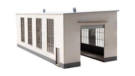 Herdorf Engine Shed -- Laser-Cut Kit - 5 x 2-1/4 x 1-3/8"  12.7 x 5.7 x 3.5cm-1