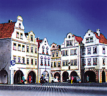 Building Sheets -- Street with Arcade Houses - 6 Buildings with Arcades