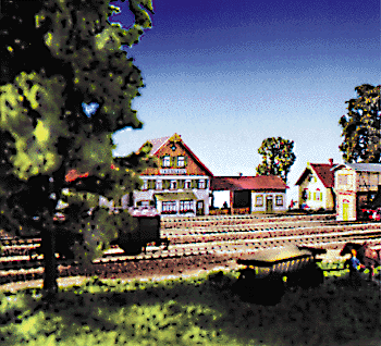 Building Sheets -- Railway Station - 3 Buildings