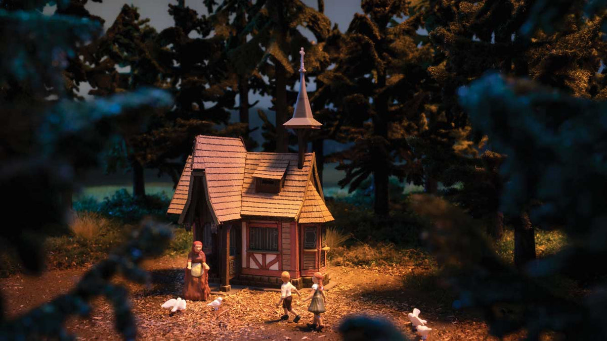 Hiking to the Witch's House -- 8 Figures, Wayside Shrine & Witch House Laser-Cut Kits, Sign/Map Board-4