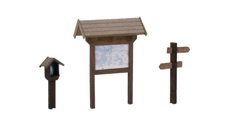 Hiking to the Witch's House -- 8 Figures, Wayside Shrine & Witch House Laser-Cut Kits, Sign/Map Board-5