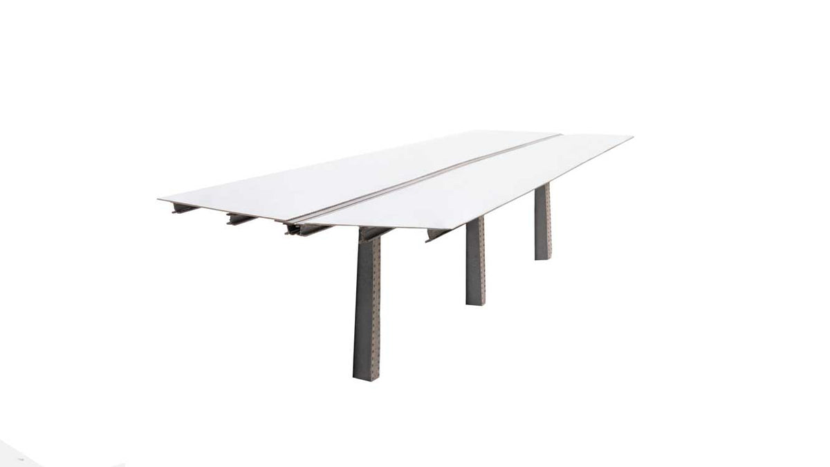 Platform Roof (Butterfly Shelter) -- Laser-Cut Kit - 10-5/8 x 3-3/8 x 2-1/4"  27 x 8.6 x 5.7cm-2