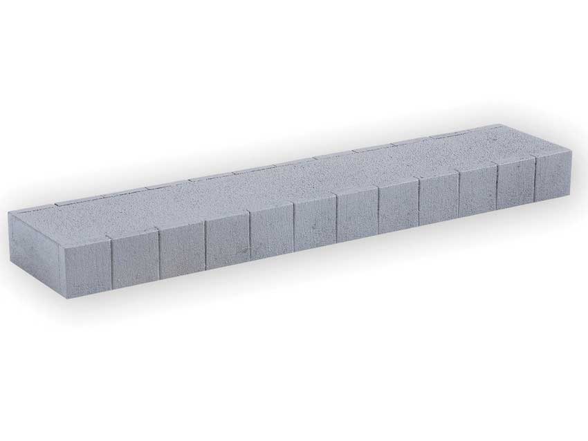 Hard-Foam Train Station Platform Straight Section -- Fits Marklin C-Track - 7-1/16 x 1-1/2 x 9/16"  18 x 3.8 x 1.5cm