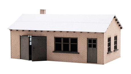Garden Shed -- Laser-Cut Kit - 4-1/8 x 2-1/4 x 1-15/16"  10.5 x 5.7 x 4.9cm-1