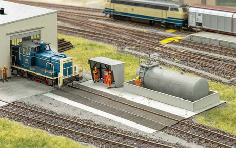 Diesel Fueling Station -- Laser-Cut Kit - 6-1/2 x 4-3/4 x 1-5/16"  16.6 x 12 x 3.3cm-2