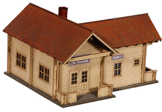 Zur Barenfalle Restaurant -- Laser-Cut Card Kit - 4-15/16 x 4-7/16 x 2-7/8"  12.5 x 11.2 x 7.4cm-1
