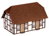 Hauser-Buhler Winery & Servants' House -- Laser-Cut Kit - Winery: 5-13/16 x 5-3/8 x 5-1/8"  14.8 x 13.7 x 3cm-3