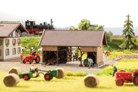 Shed -- Laser-Cut Card Kit - 4-5/16 x 2-5/8 x 2-9/16" 10.9 x 6.7 x 6.4cm