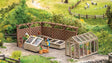 In the Garden -- Laser-Cut Kit - Greenhouse, 2 Cold Frames, Pergola