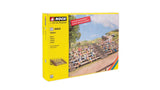 Grandstand Bleachers -- Laser-Cut Kit - 5-1/4 x 2-11/16 x 1-3/4"  13.4 x 6.9 x 4.4cm-3