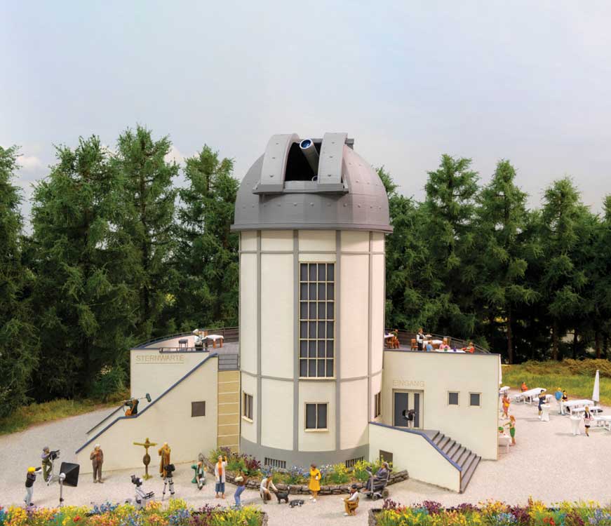 Observatory with Motorized Dome and Telescope - Micro-Motion -- Kit - 10-1/4 x 8-3/16 x 8-3/16"  26 x 20.8 x 20.7cm-4