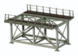 Straight Steel Deck Truss Bridge Approach - Kit (Laser-Cut Card) -- 3-1/2" 9cm Long