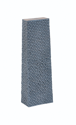 Cut-Stone Bridge Pier - Assembled (Foam) -- 7-1/2"  19cm Tall