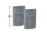 Cut-Stone Bridge Abutments - Laser-Cut Hard Foam -- 5-1/16"  12.8cm Tall-2